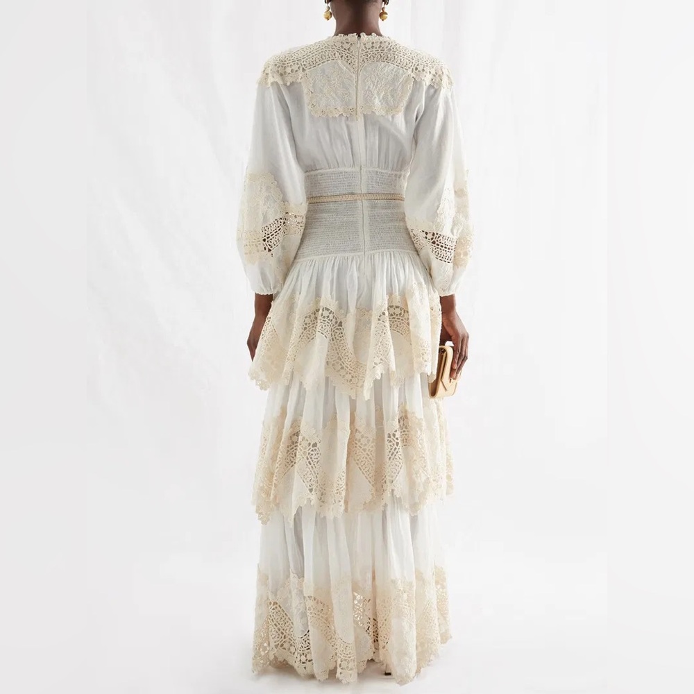 Zimmermann Cream Maxi Dress - Picture 3 of 9